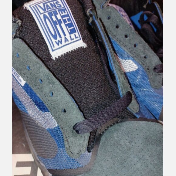 Vans Men’s 8.5/Womens 10 EVDNT Ultimate Waffle Deuce Black Blue Rare VN0A5DY78B2 - Picture 5 of 12